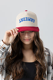 UPSIDE DOWN GAMEDAY RETRO CORDED HAT