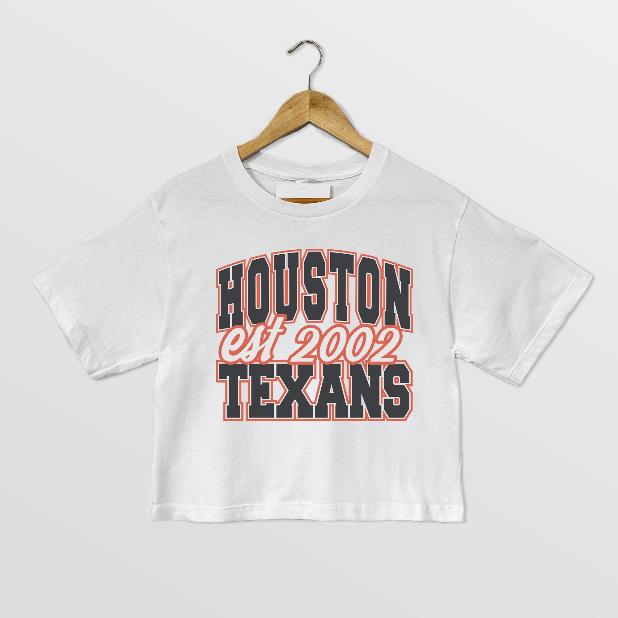 HOUSTON TEXANS DEEP ROOTS BOXY FIT CROPPED TEE
