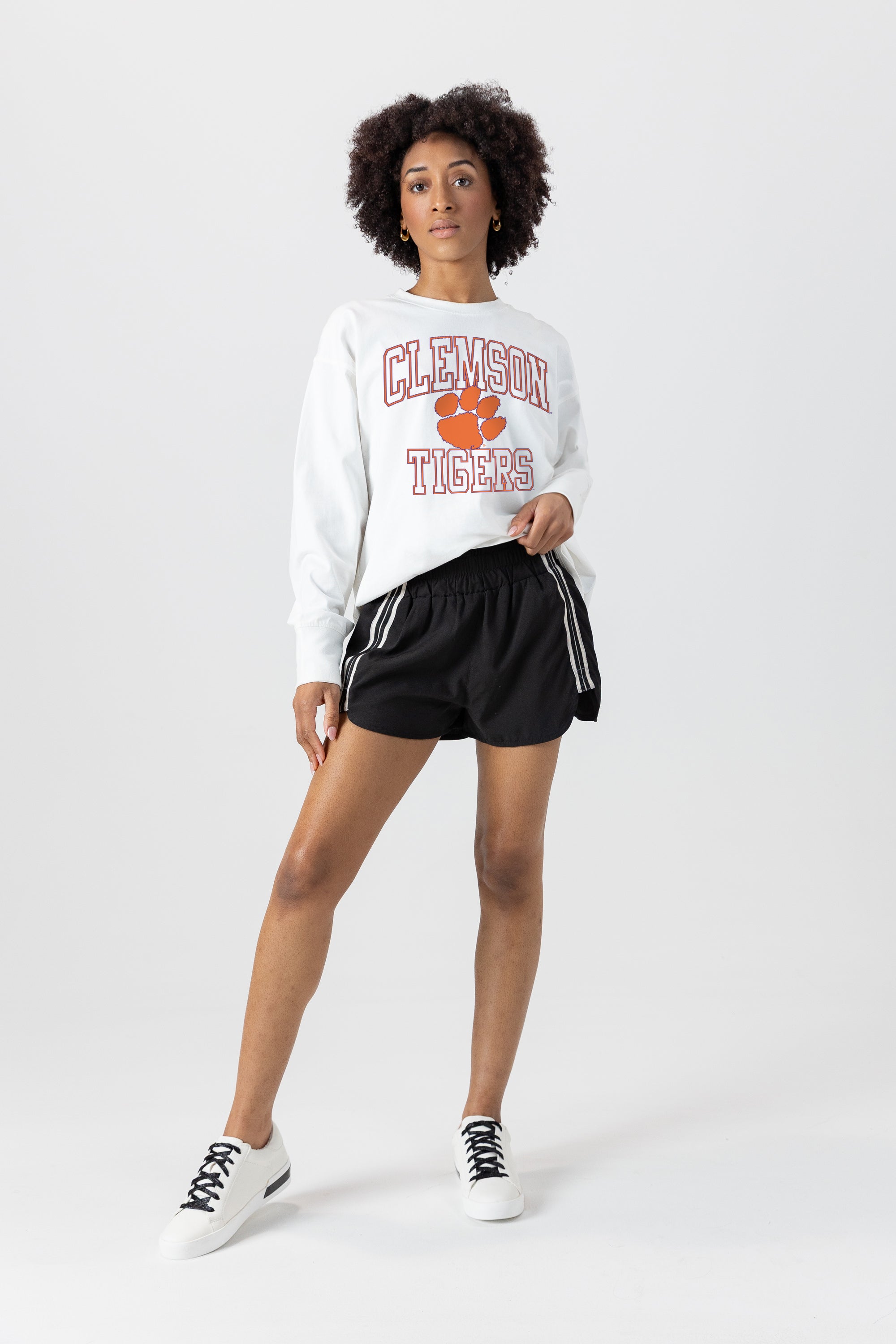 CLEMSON TIGERS MIND GAMES OVERSIZED MIDWEIGHT LONG SLEEVE TEE