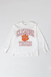 CLEMSON TIGERS MIND GAMES OVERSIZED MIDWEIGHT LONG SLEEVE TEE