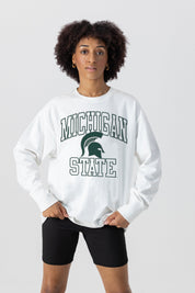 MICHIGAN STATE SPARTANS MIND GAMES OVERSIZED MIDWEIGHT LONG SLEEVE TEE
