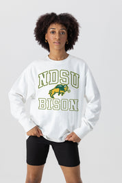 NORTH DAKOTA STATE BISON MIND GAMES OVERSIZED MIDWEIGHT LONG SLEEVE TEE