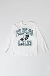 PHILADELPHIA EAGLES MIND GAMES OVERSIZED MIDWEIGHT LONG SLEEVE TEE