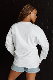 PITTSBURGH STEELERS TIME OUT OVERSIZED MIDWEIGHT LONG SLEEVE TEE