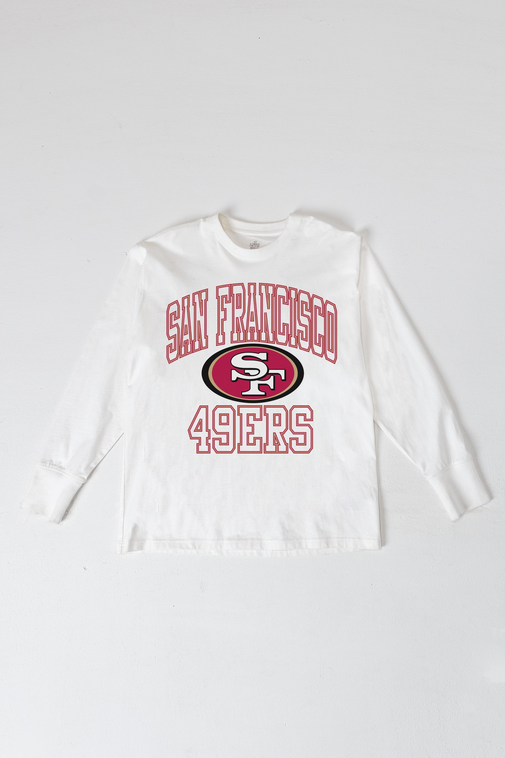 SAN FRANCISCO 49ERS MIND GAMES OVERSIZED MIDWEIGHT LONG SLEEVE TEE