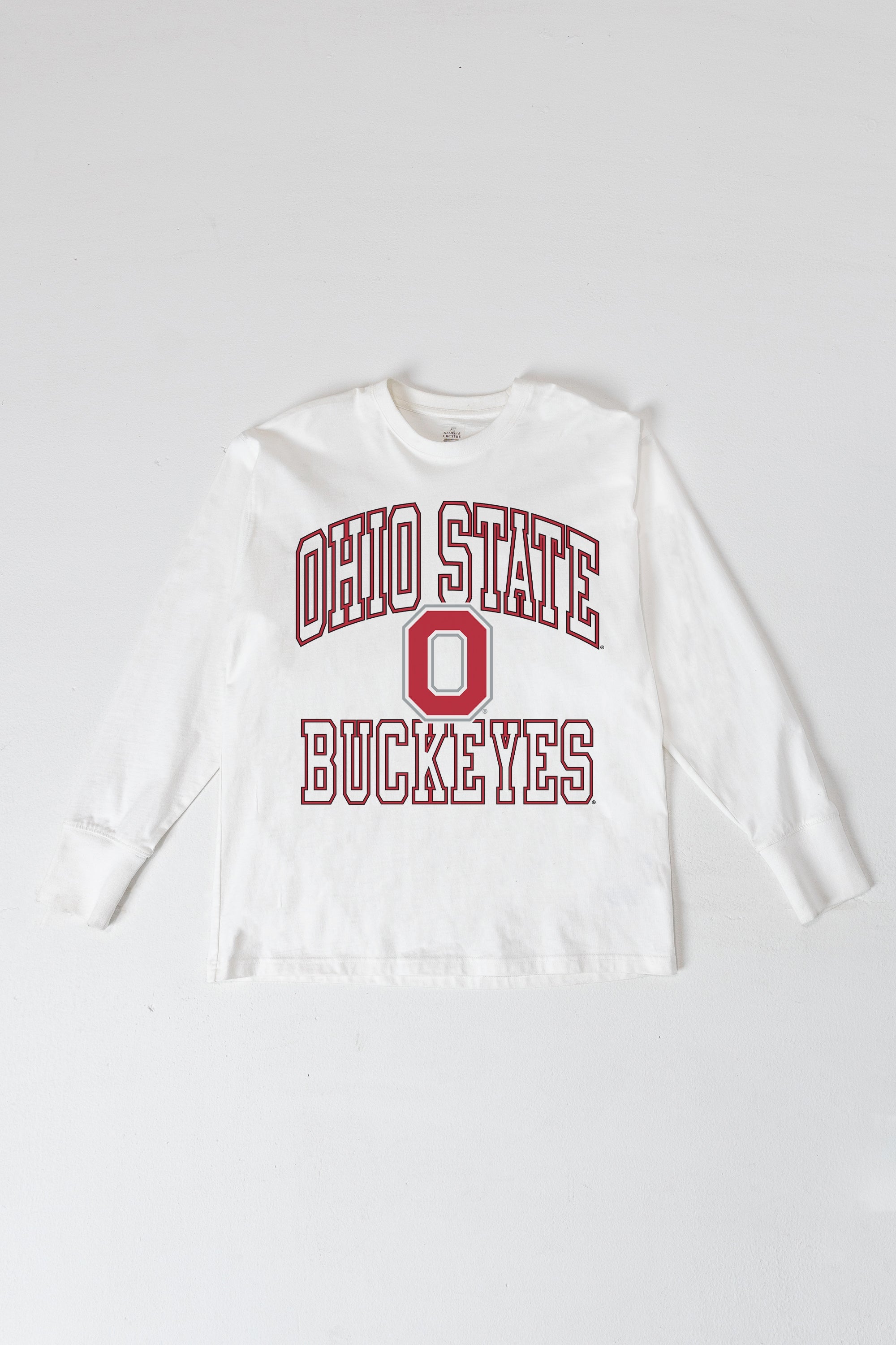 OHIO STATE BUCKEYES MIND GAMES OVERSIZED MIDWEIGHT LONG SLEEVE TEE