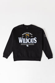 KENTUCKY WILDCATS PLAYERS ONLY BLACK LABEL PREMIUM FLEECE DROP SHOULDER CREWNECK