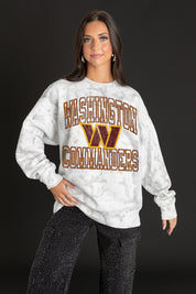 WASHINGTON COMMANDERS WHITEOUT PREMIUM DROP SHOULDER CAMO PULLOVER-