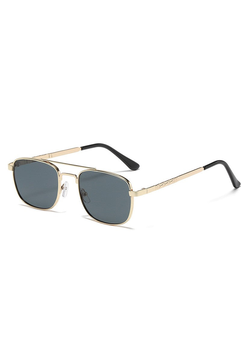Gold Metal Frame Shine Bright Sunglasses - Product Shot | Gameday Couture - SOHO