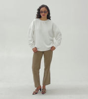 LSU TIGERS SWEET PLAY PREMIUM FLEECE DROP SHOULDER CREWNECK PULLOVER